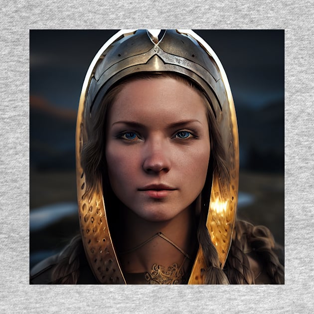 Viking Shield Maiden by Grassroots Green